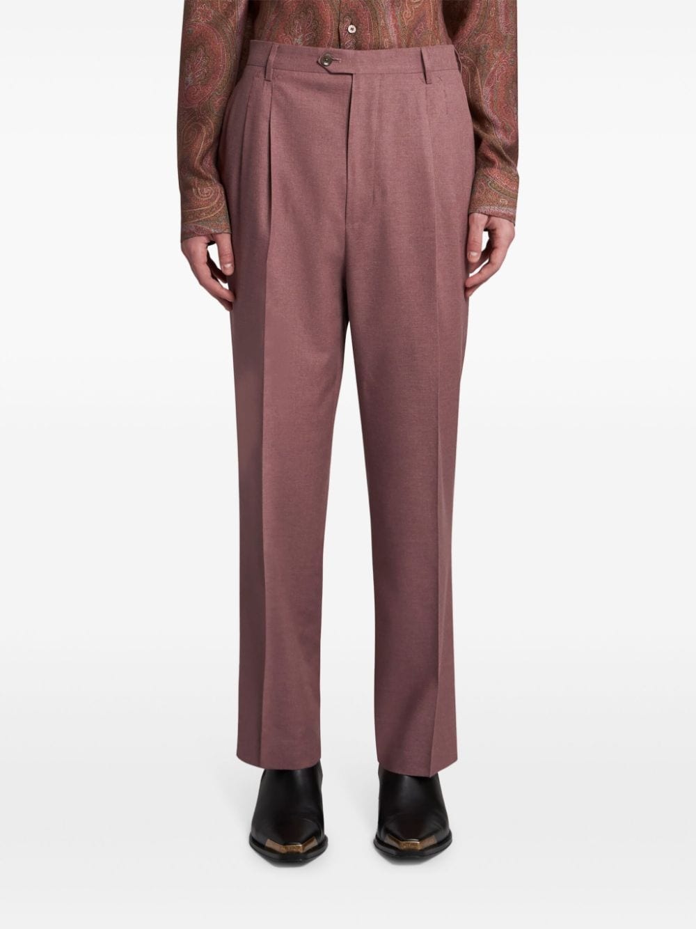 pleated trousers - 3