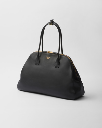 Prada Large leather tote bag outlook