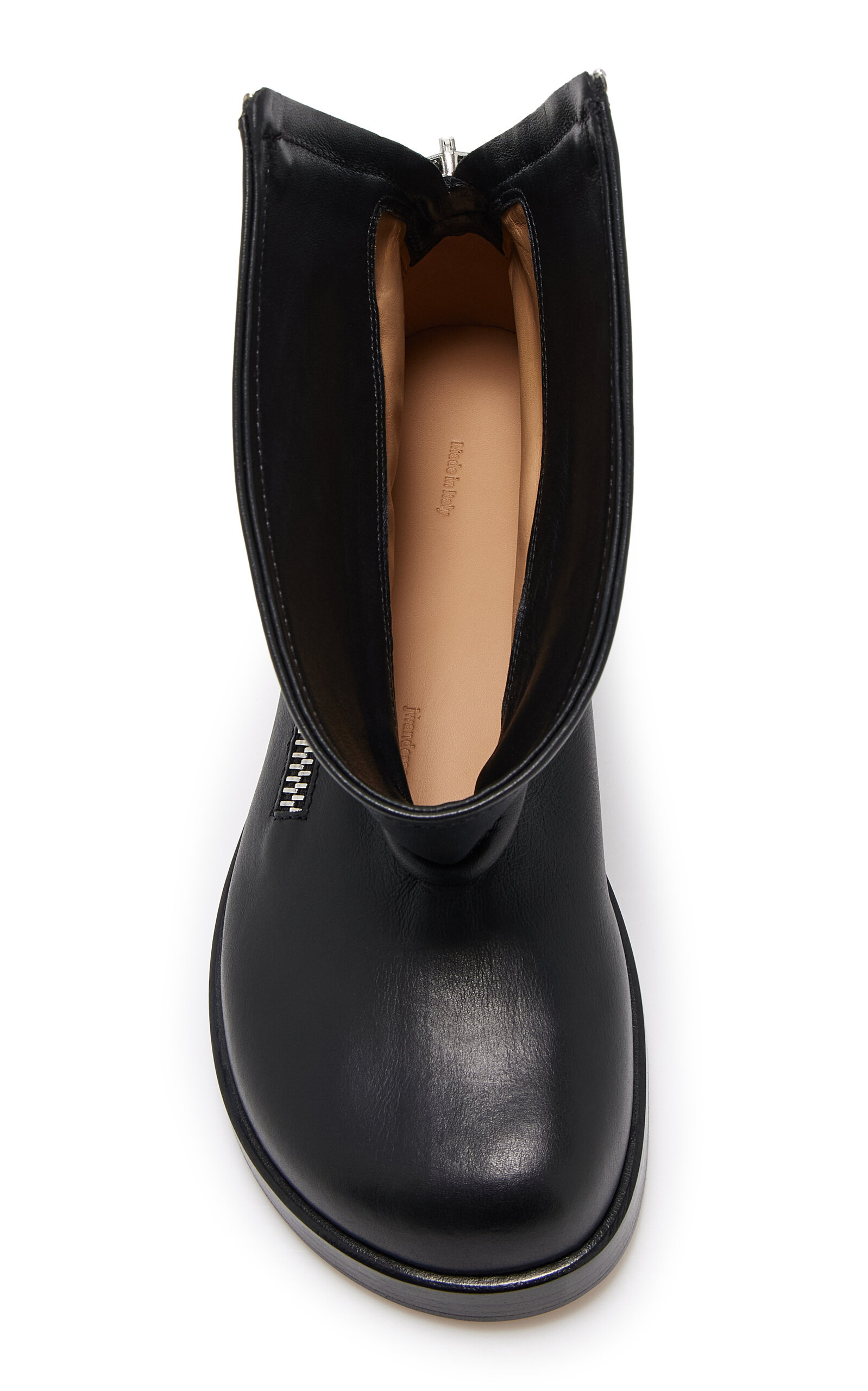 Leather Biker Boots black - 3