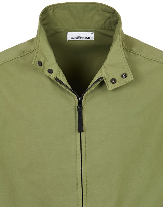 41033 NYLON COTTON BATAVIA GARMENT DYED OLIVE GREEN - 3