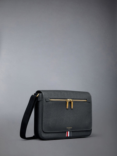 Thom Browne Pebble Grain Leather Reporter Bag outlook