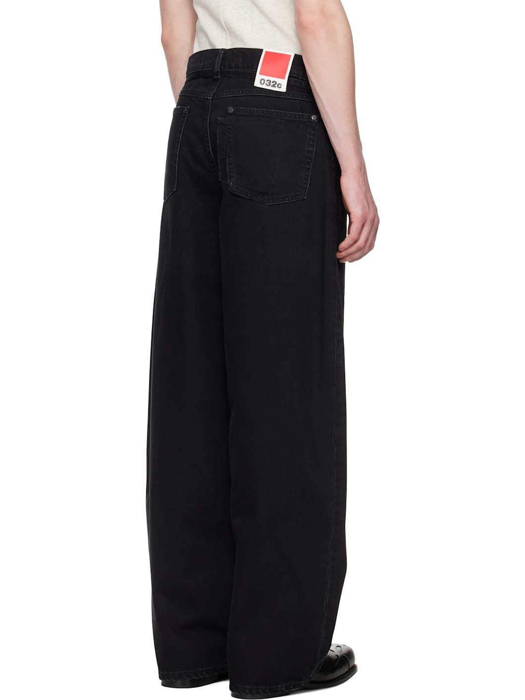 Black Down To Earth Wide Leg Jeans - 3