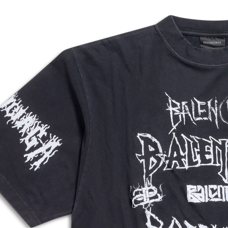 Balenciaga Diy Metal T-shirt 'Black White' 641675TPVO31569 - 3