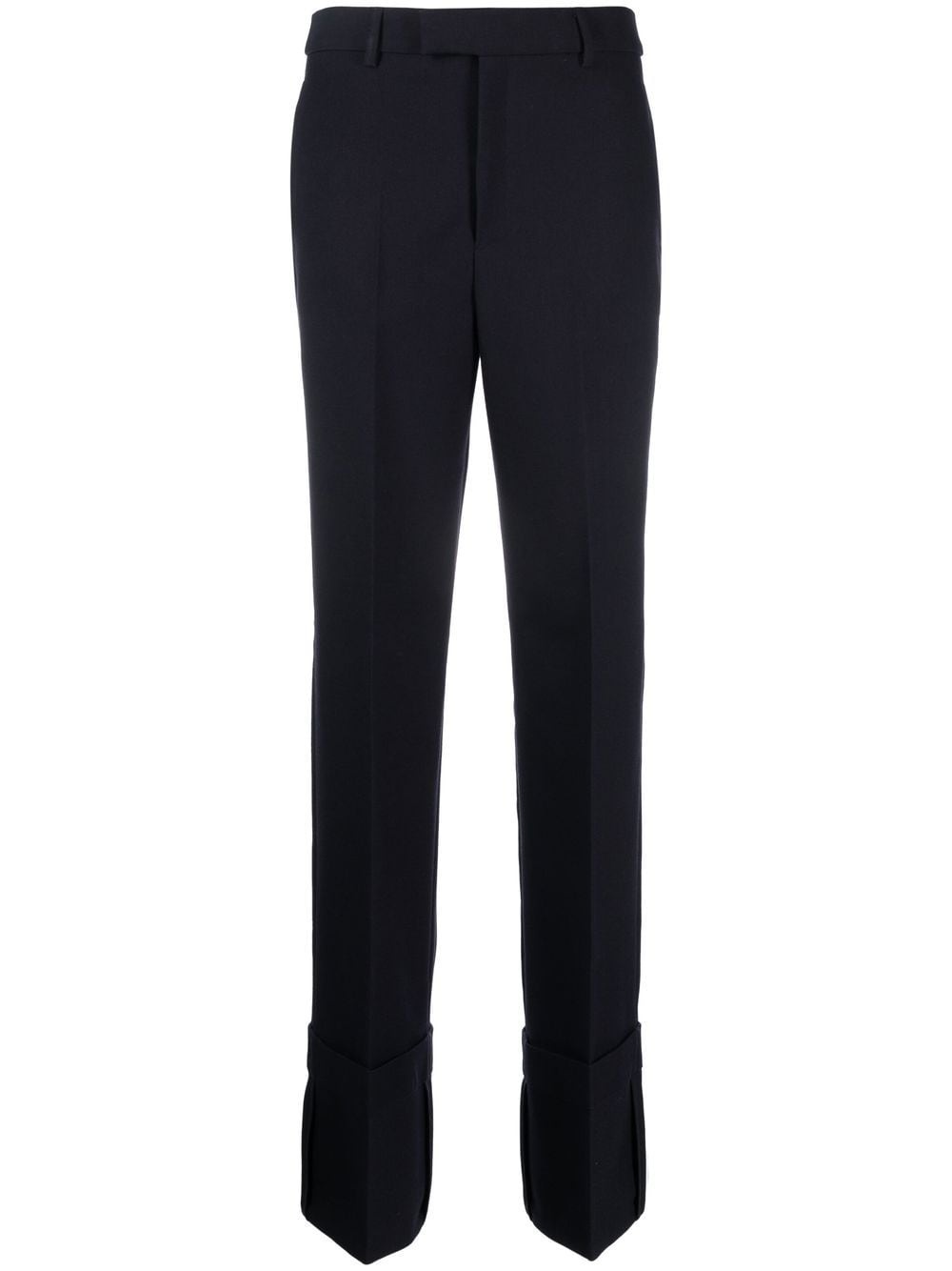 high-waisted tailored trousers - 1