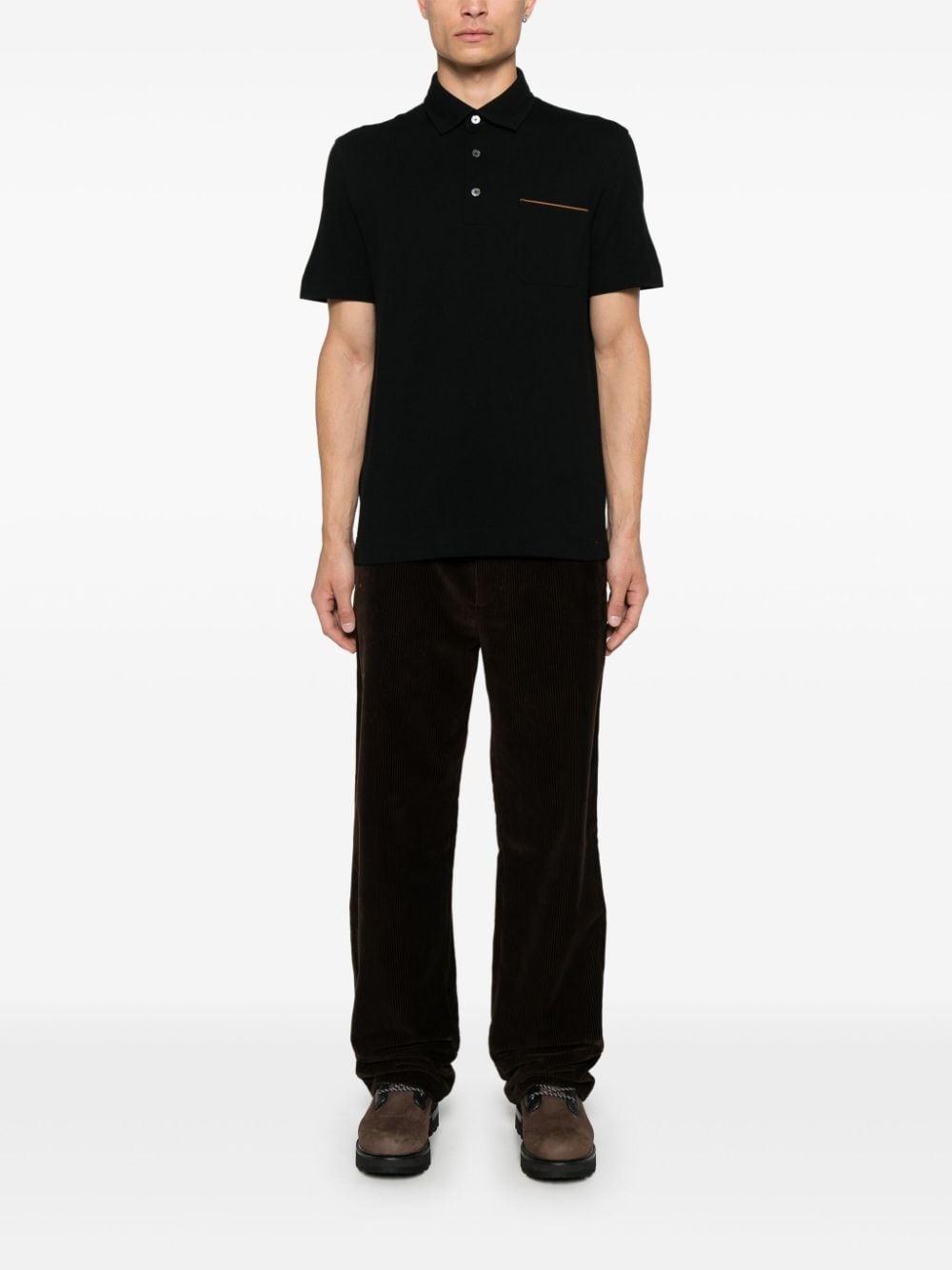 cotton polo shirt - 2