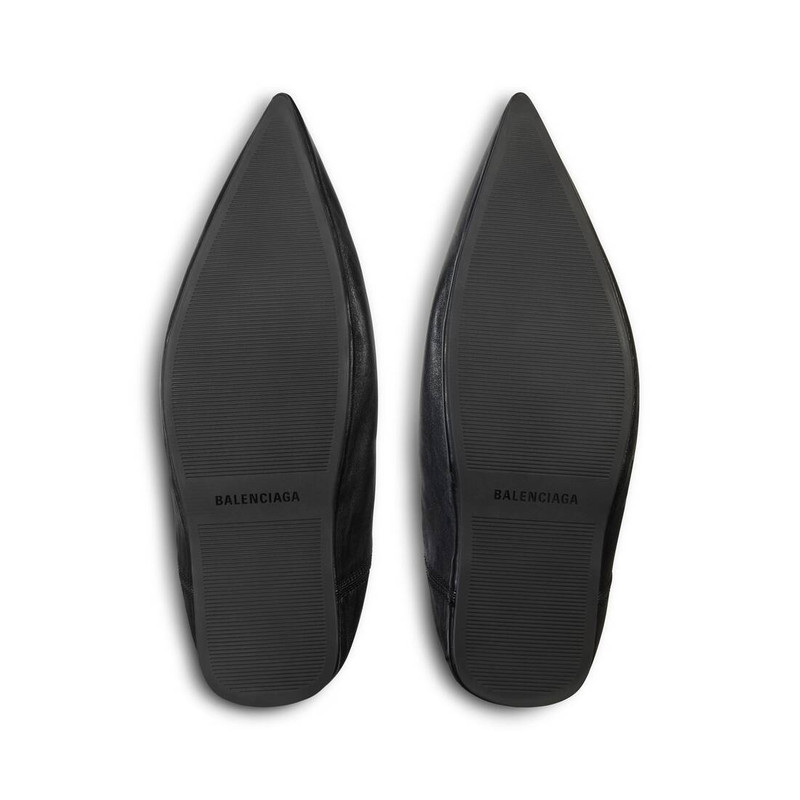 Men's Flat Mule in Black 7