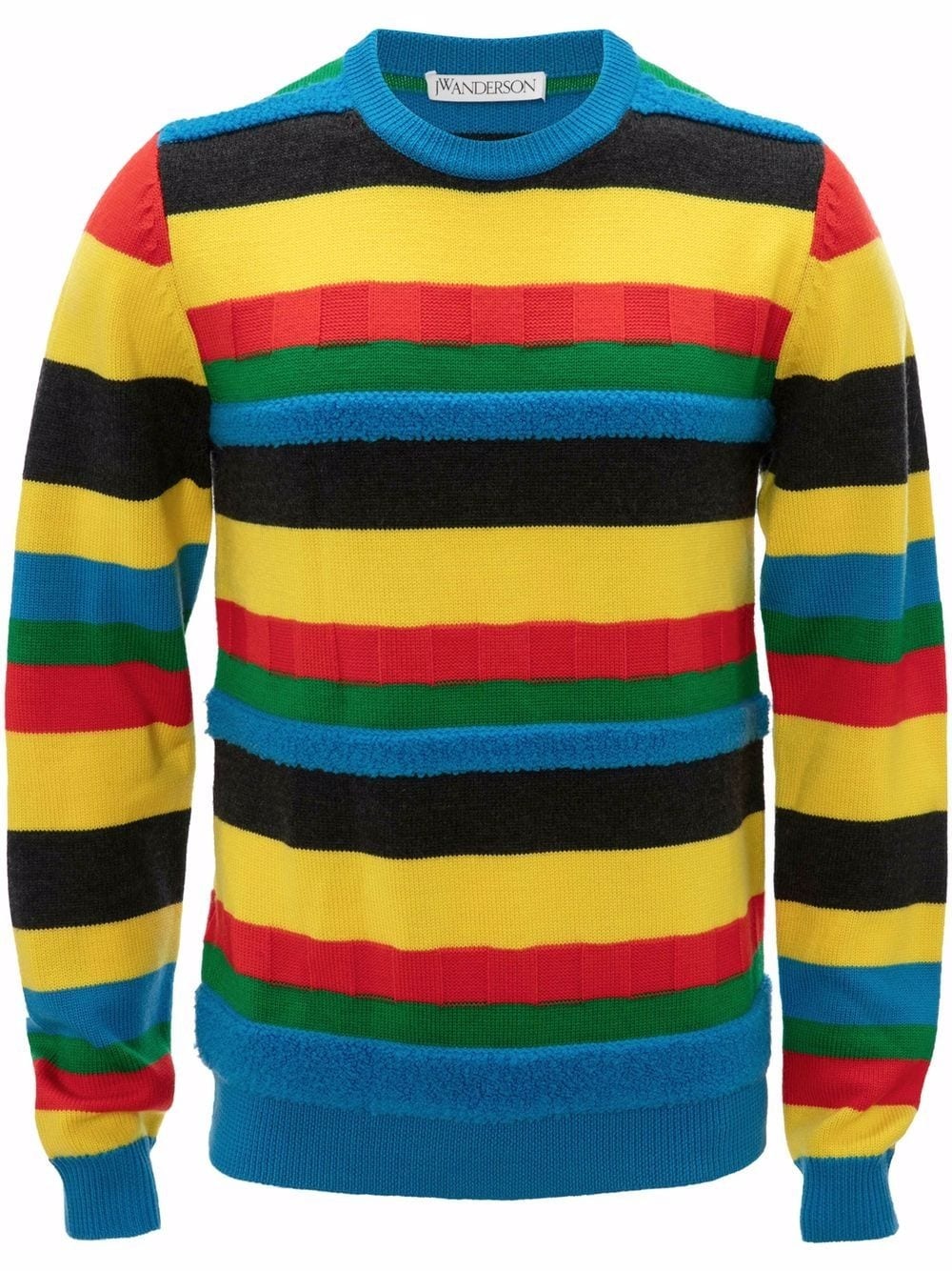 contrast-stripe jumper - 1