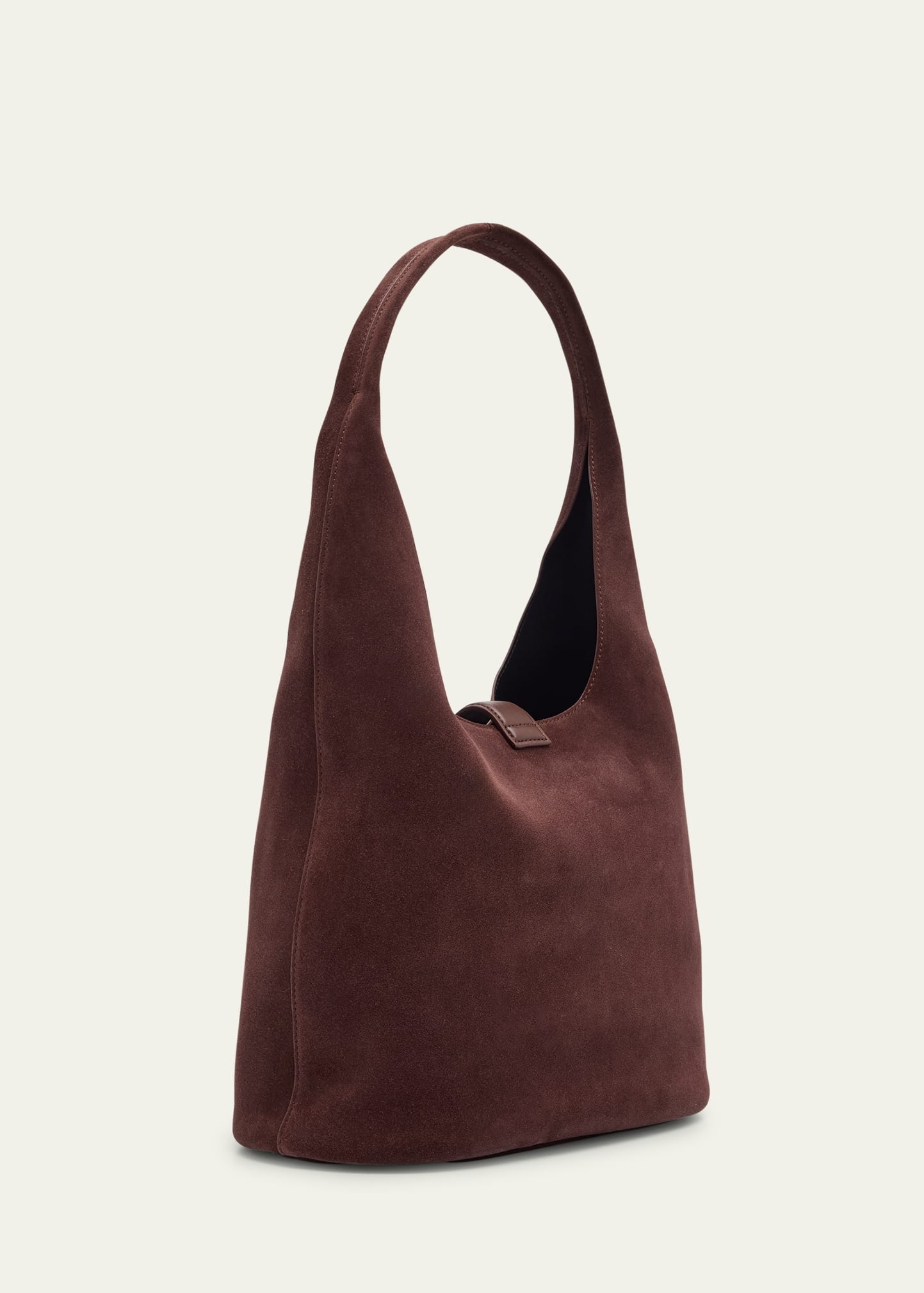 Khai Buckle Suede Hobo Bag - 3