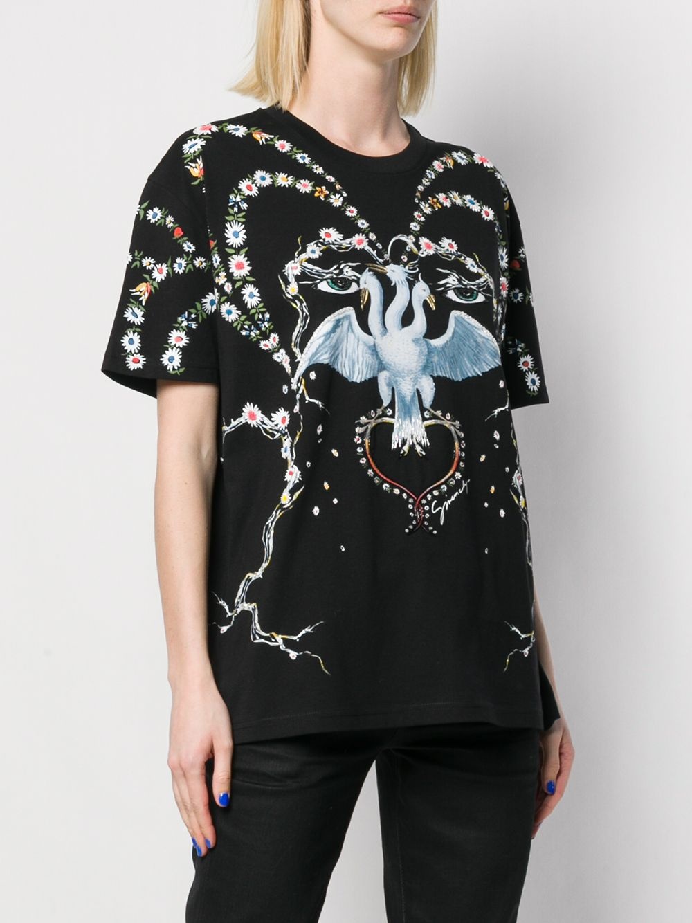 embellished T-shirt - 3