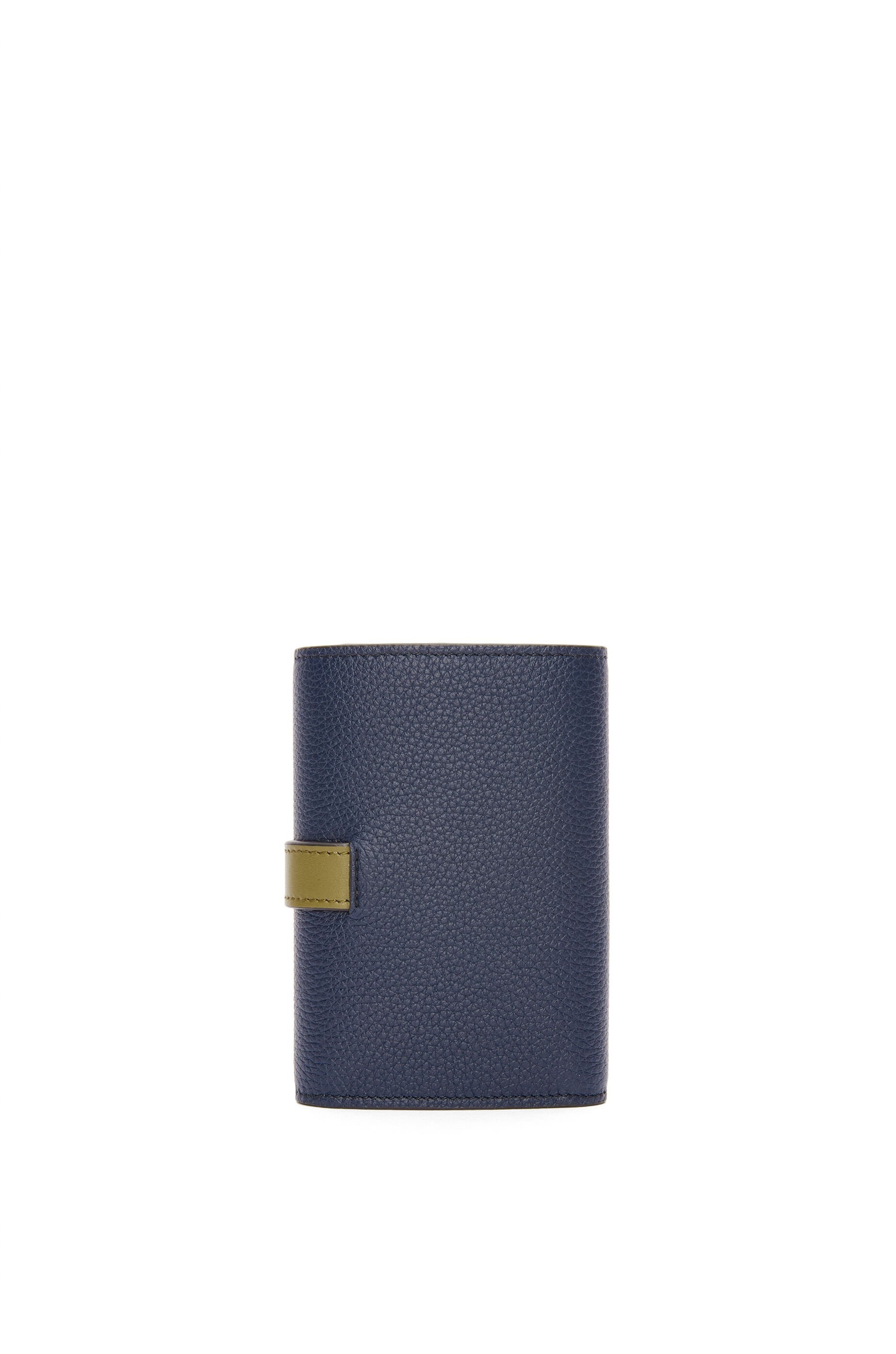 Small vertical wallet in soft grained calfskin - 4