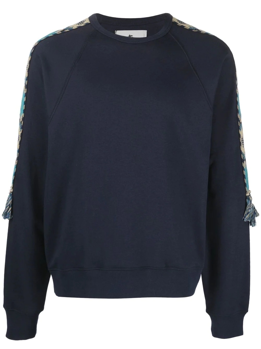 ikat-print sweatshirt - 1