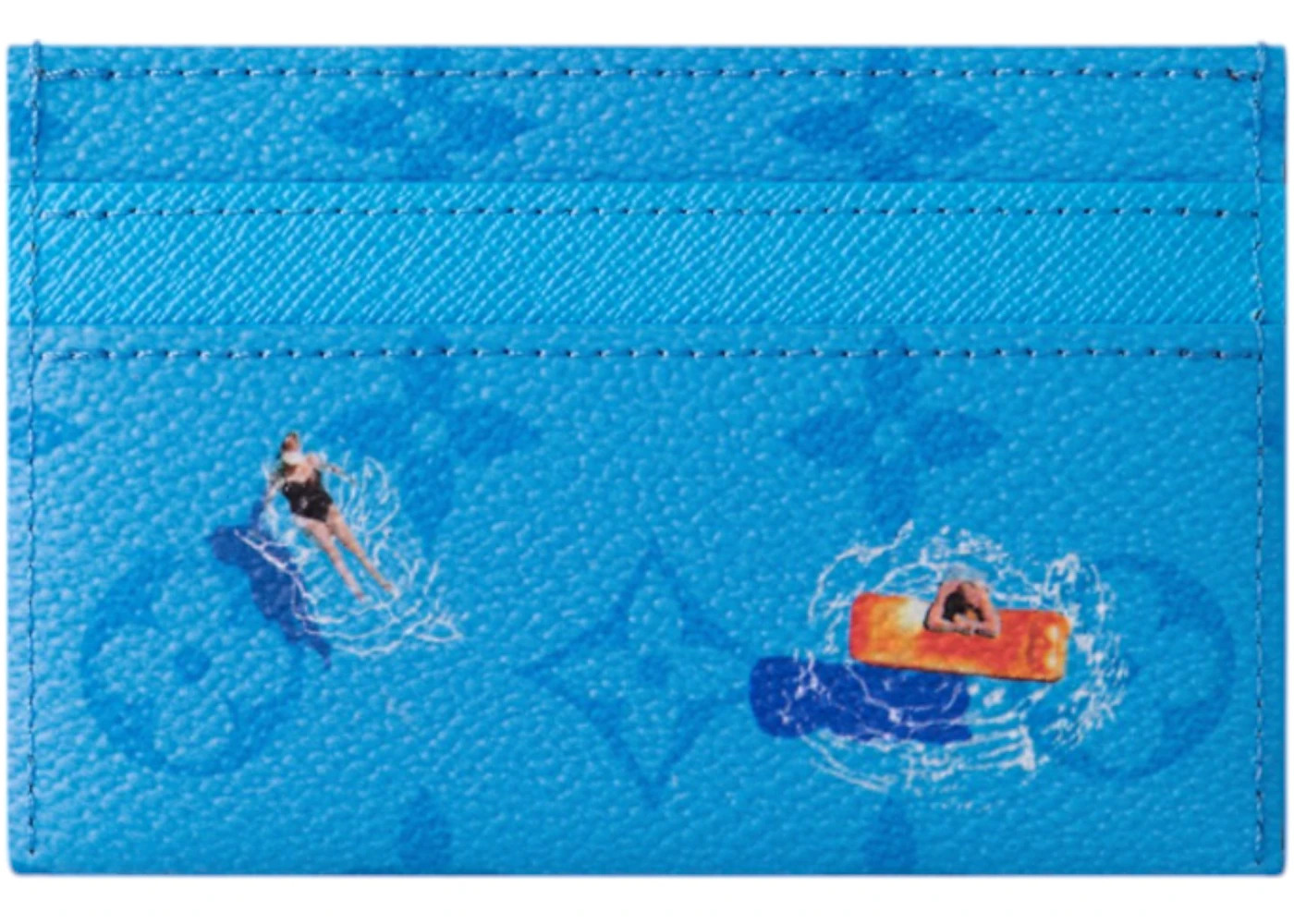 Louis Vuitton Pool Double Card Case Blue Lagoon - 2