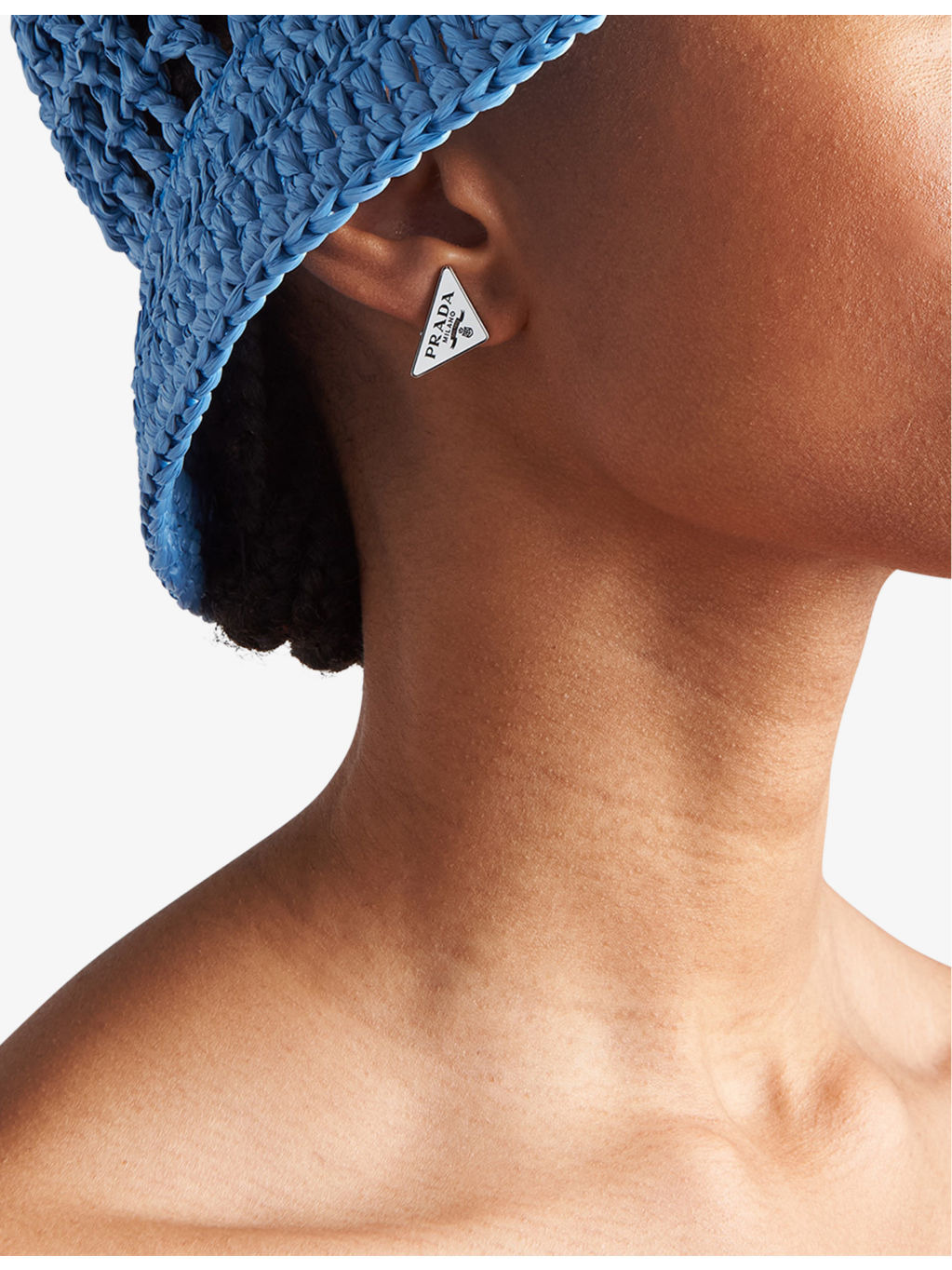 Symbole enamelled 925 sterling silver clip-on earring - 2