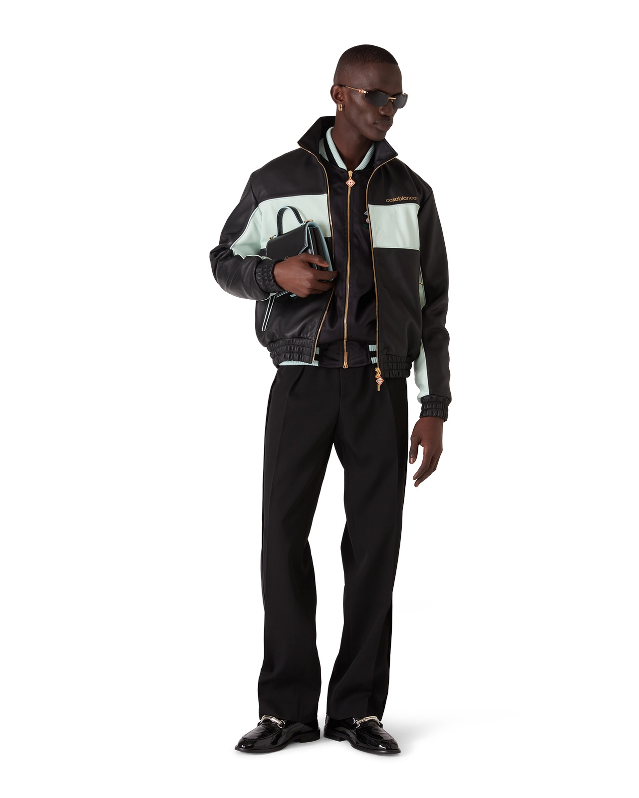 Leather Track Jacket - 3