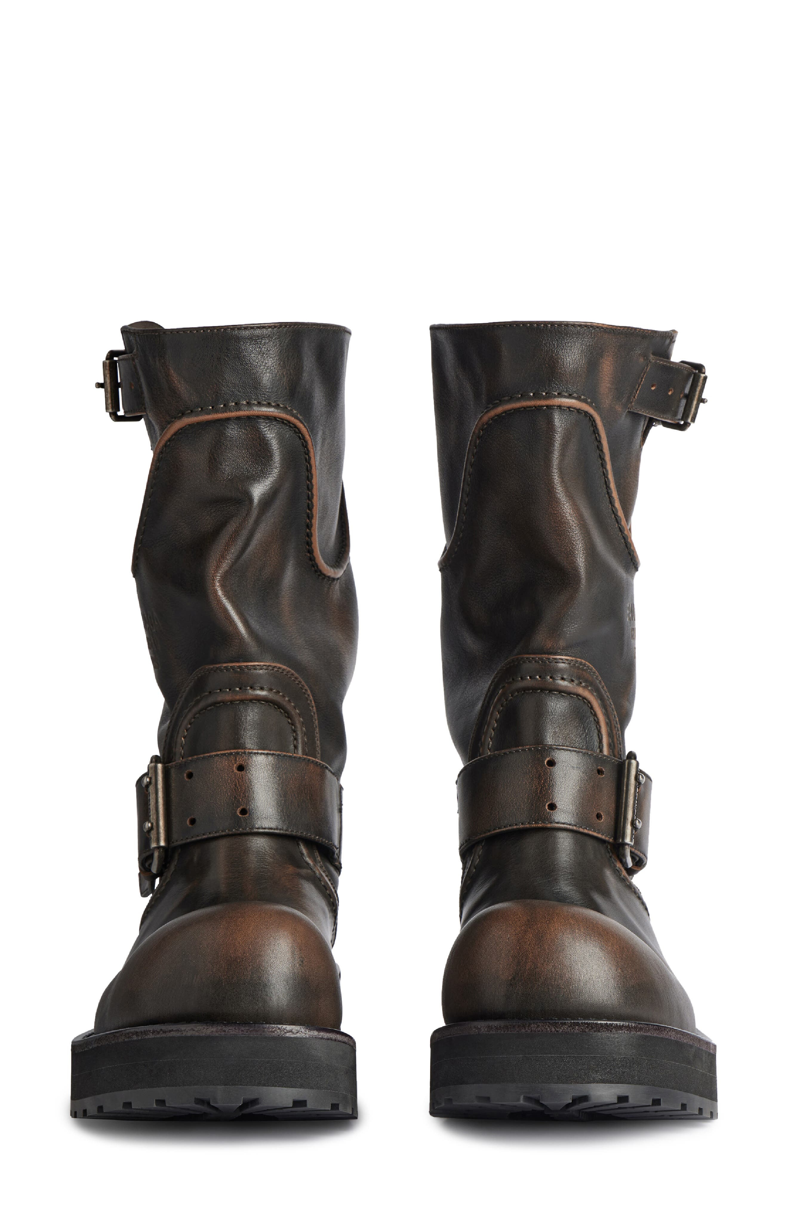 Balenciaga Venom Boot in Brown/Silver at Nordstrom - 4