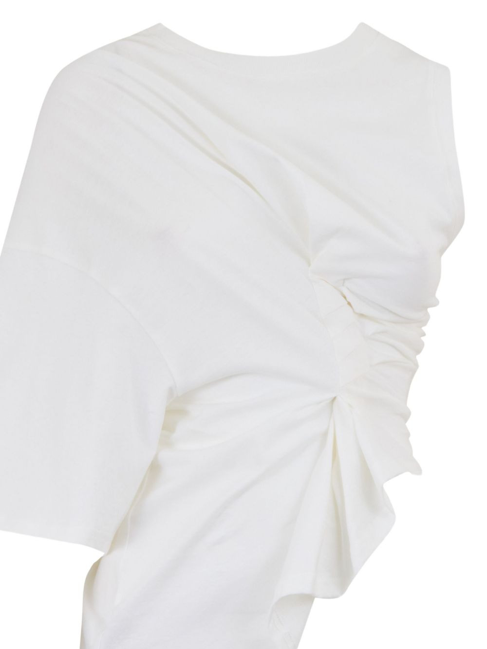 asymmetric ruched top - 3
