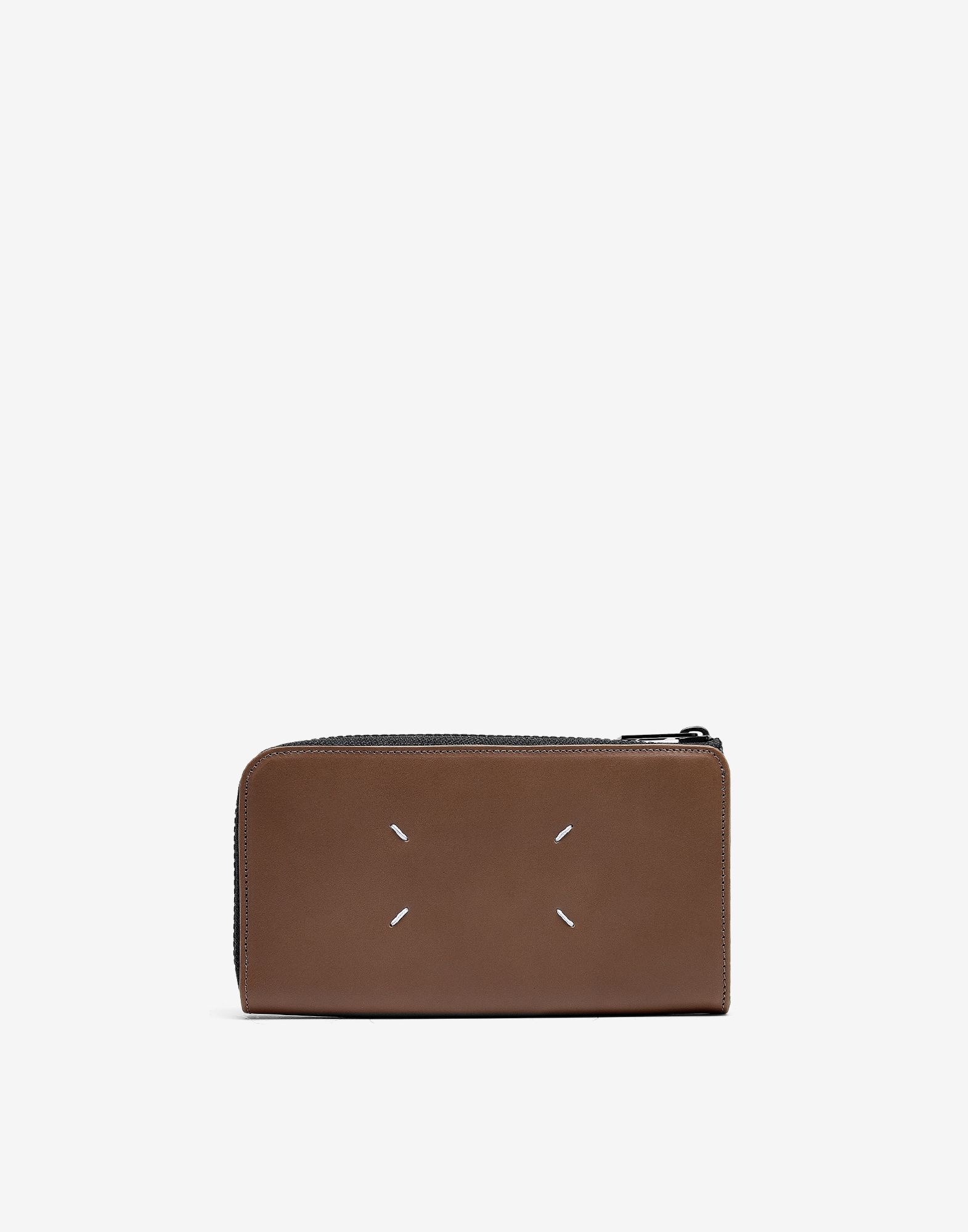 Leather zip wallet - 2