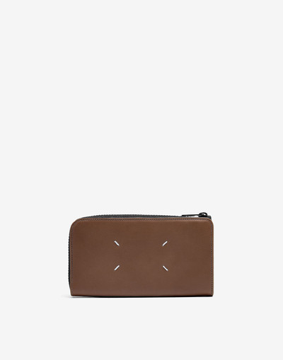 Maison Margiela Leather zip wallet outlook