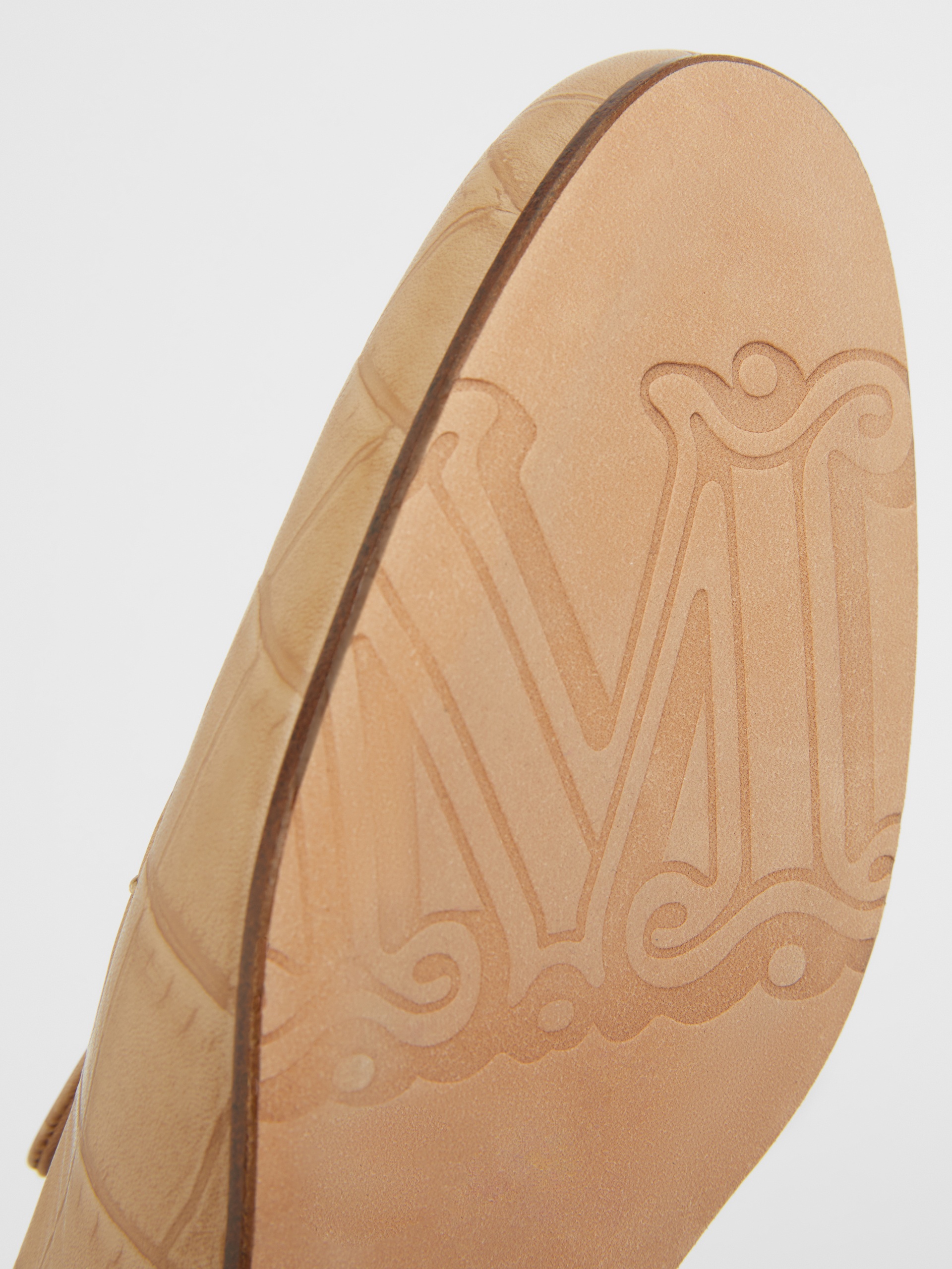 LARIS Crocodile-print leather loafers - 5