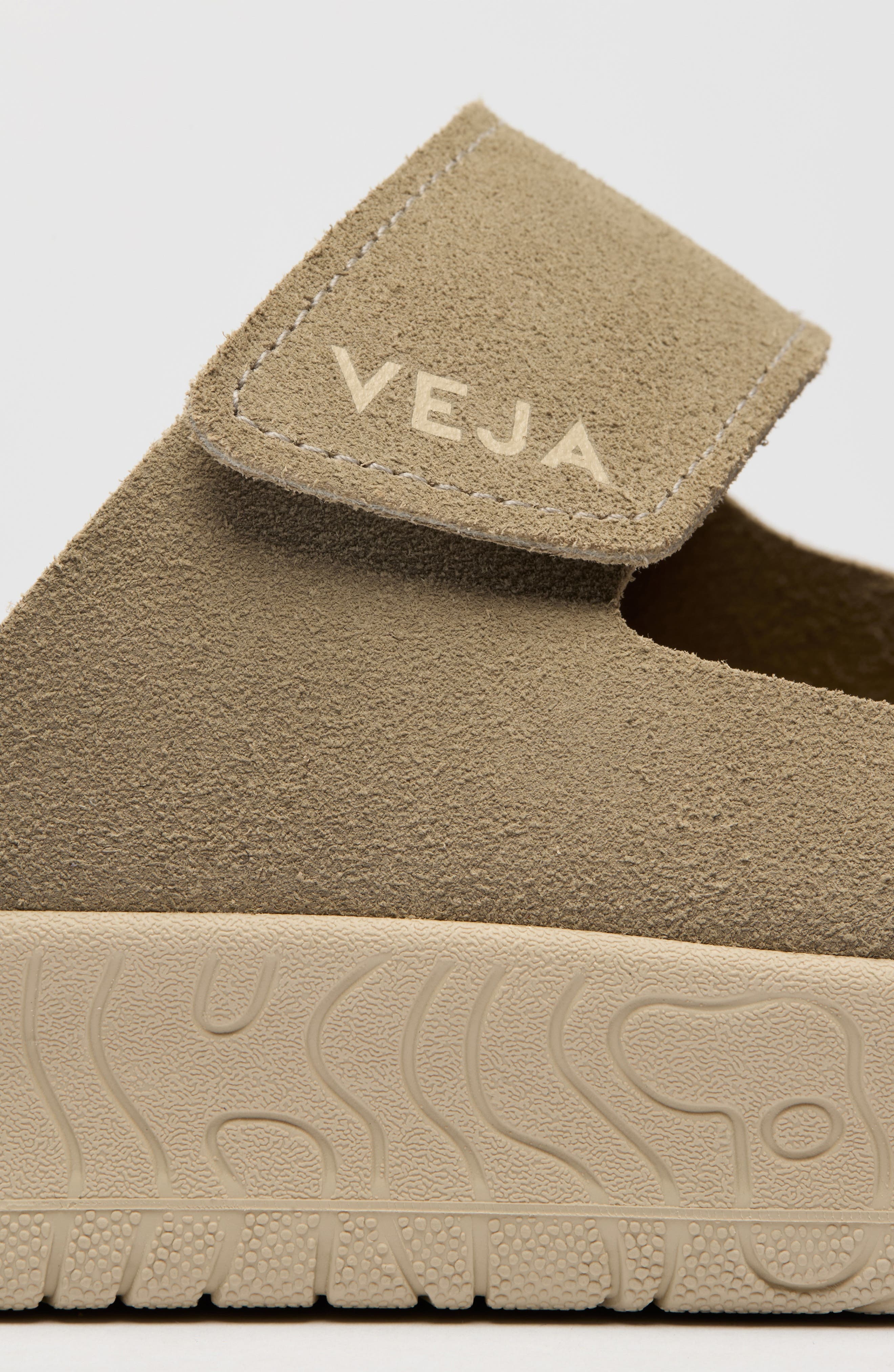 Veja Etna Suede Slide Sandal in Taupe Almond at Nordstrom - 7