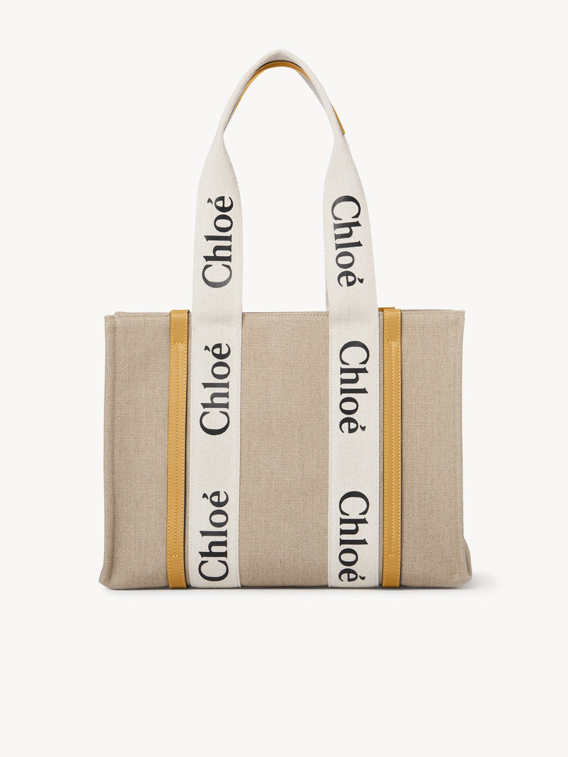 Chloé MEDIUM WOODY TOTE BAG outlook