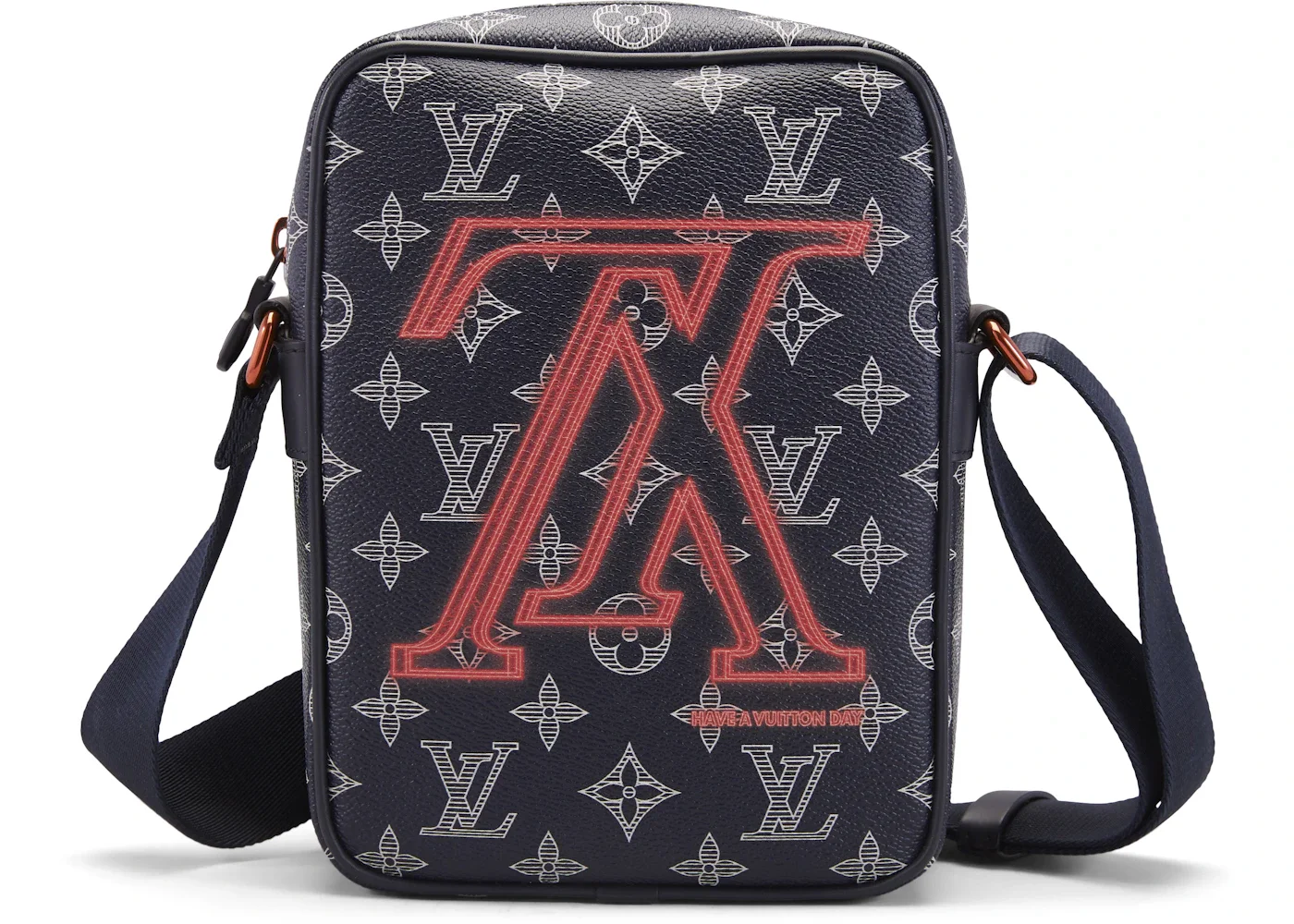 Louis Vuitton Danube Monogram Upside Down Ink PM Navy - 1