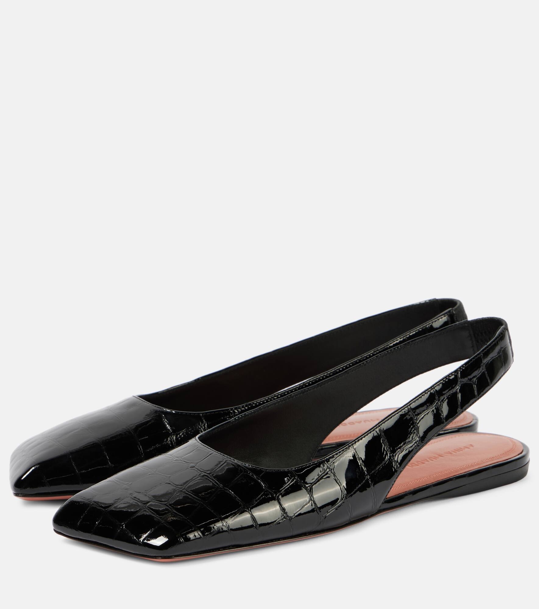 Ane patent leather slingback flats - 4