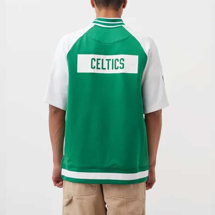 Nike Boston Celtics Dri-fit Casual Sports Breathable Short Sleeve Jacket Green DB2439-312 - 4