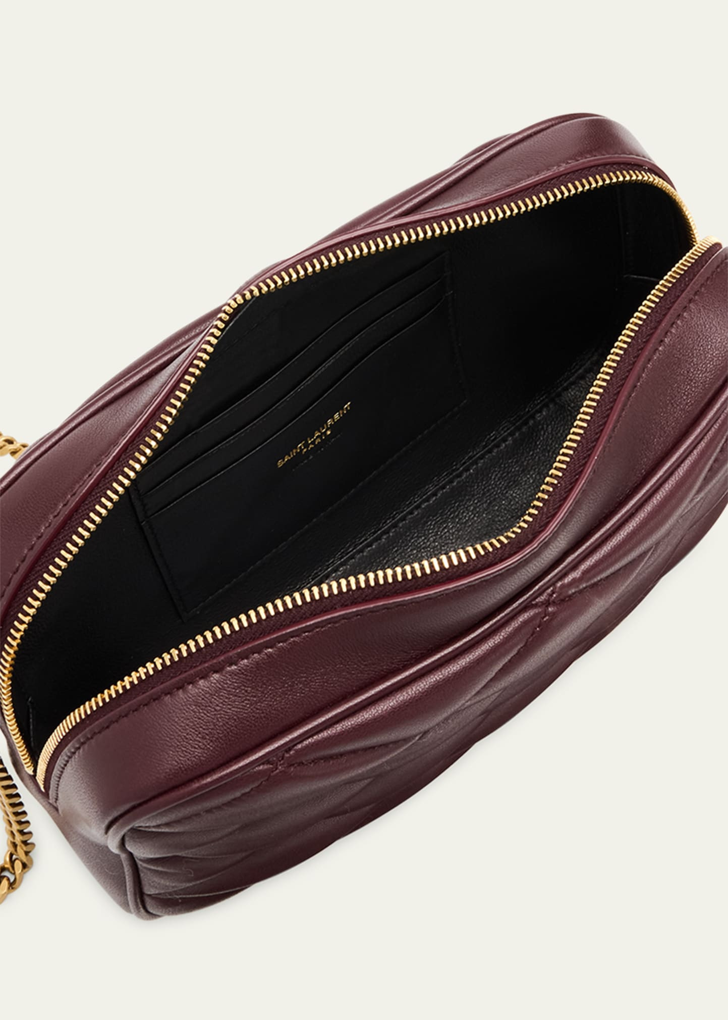 Mini Camera Bag in Quilted Leather - 4