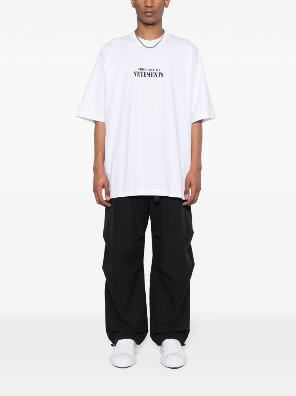 logo-print cotton T-shirt - 2