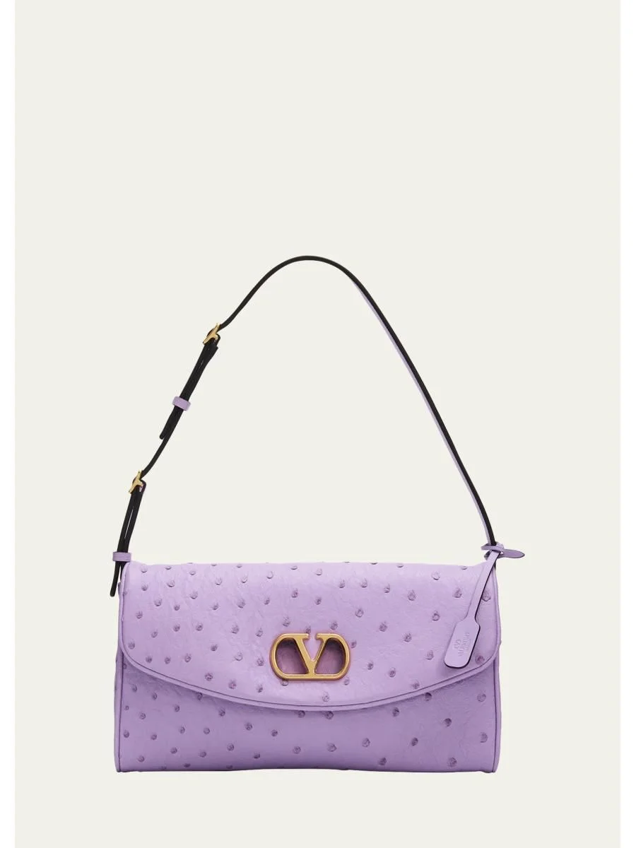 Devain Logo Leather Top Handle Bag - 1