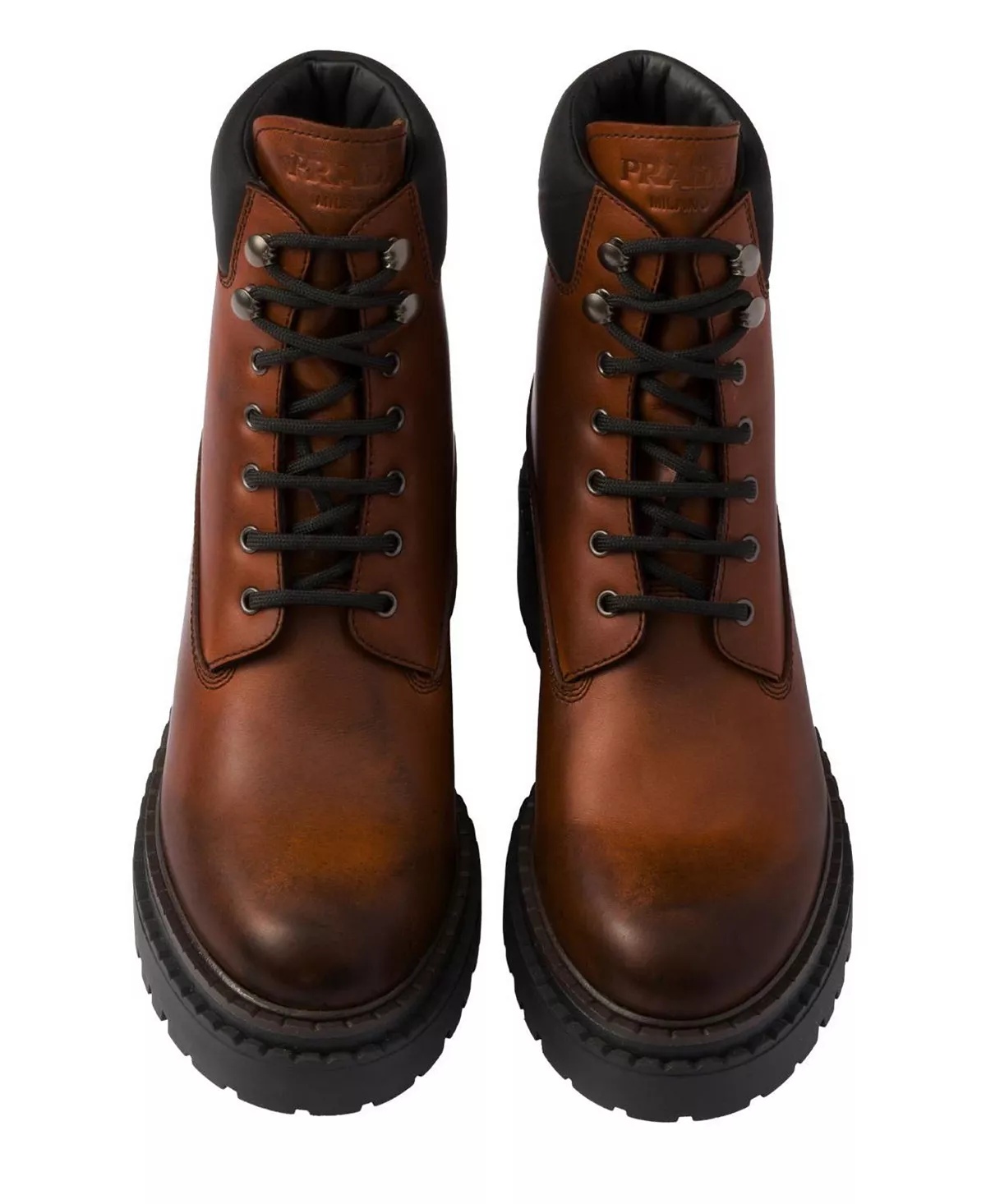 Women's Leather and Re-Nylon Booties - 4
