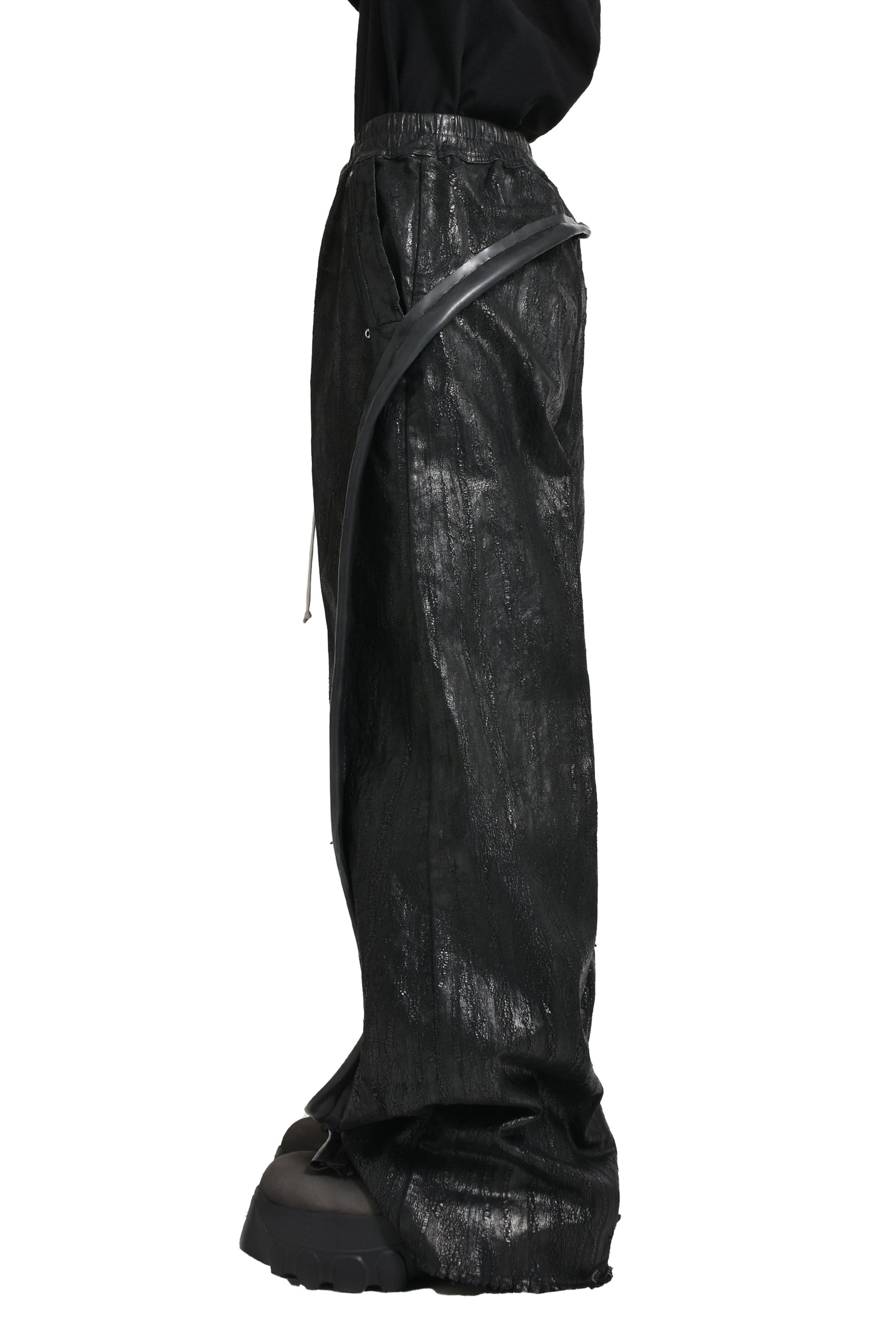 WIDE BELA PANTS / BLK/BRW/BLK - 3