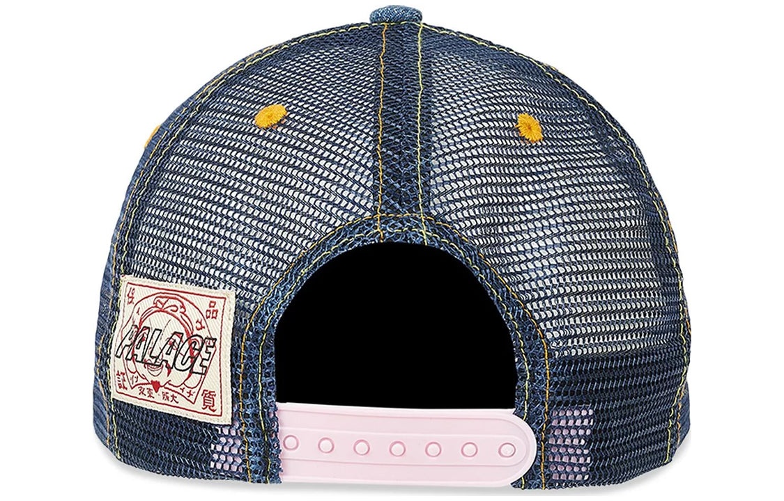 Palace X Evisu Denim Cap 'Blue' P24EVH001 - 3