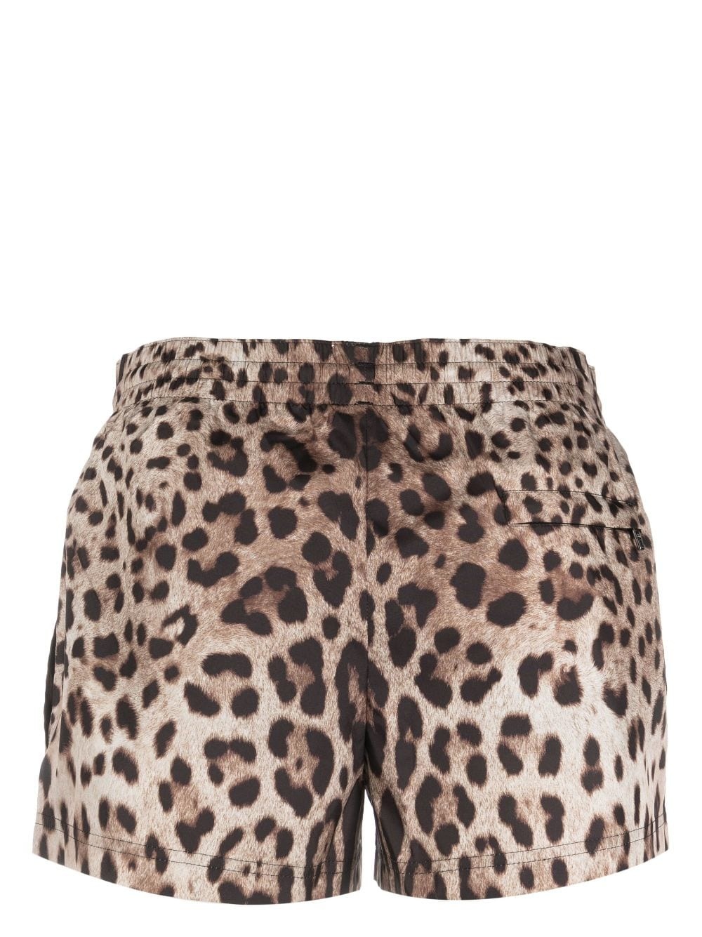 logo-plaque leopard-print swim shorts - 2