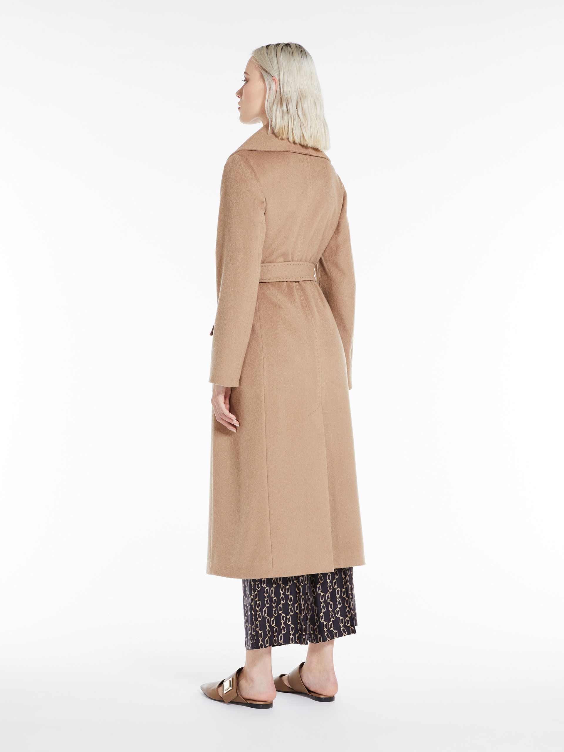 CIRCOLO Cashmere robe coat - 4