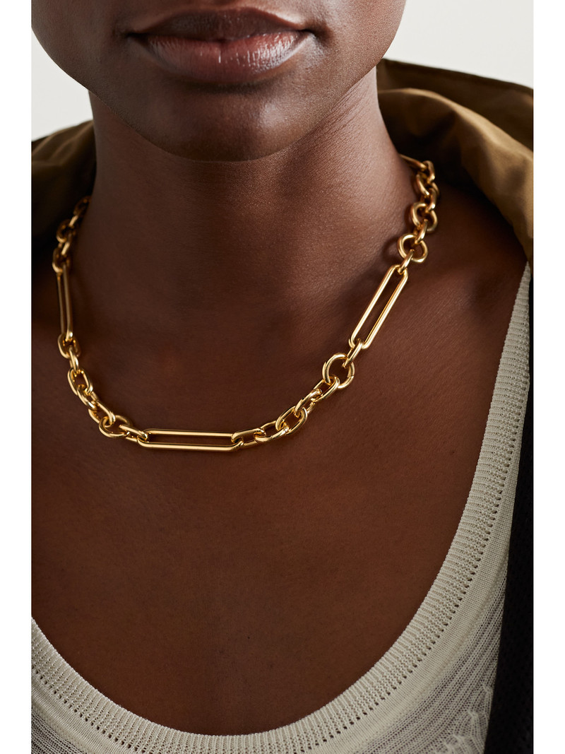 FOUNDRAE + Net Sustain 18-karat Recycled Gold Necklace outlook
