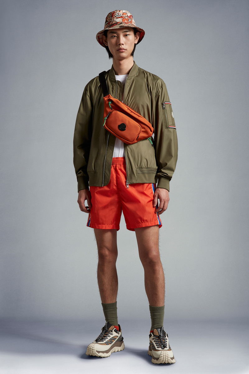 Moncler Logo Swim Shorts outlook
