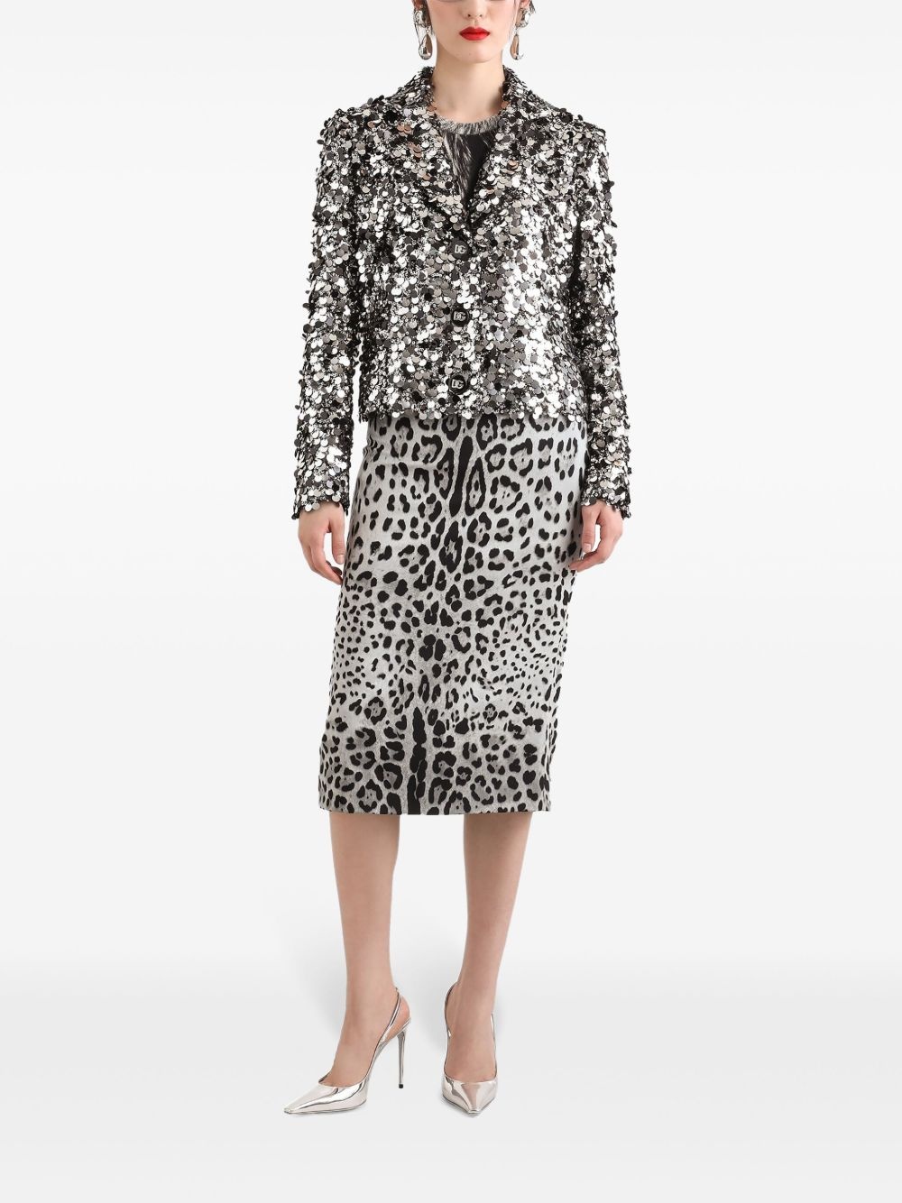 sequinned blazer - 2