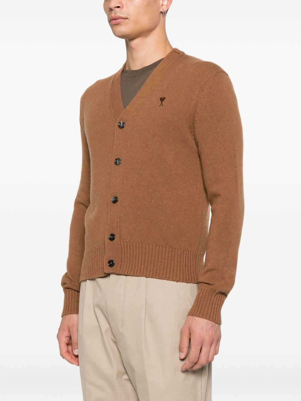 V-neck button cardigan - 3