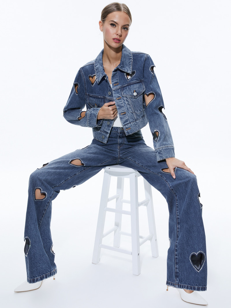 KARRIE EMBELLISHED HEART JEAN 6
