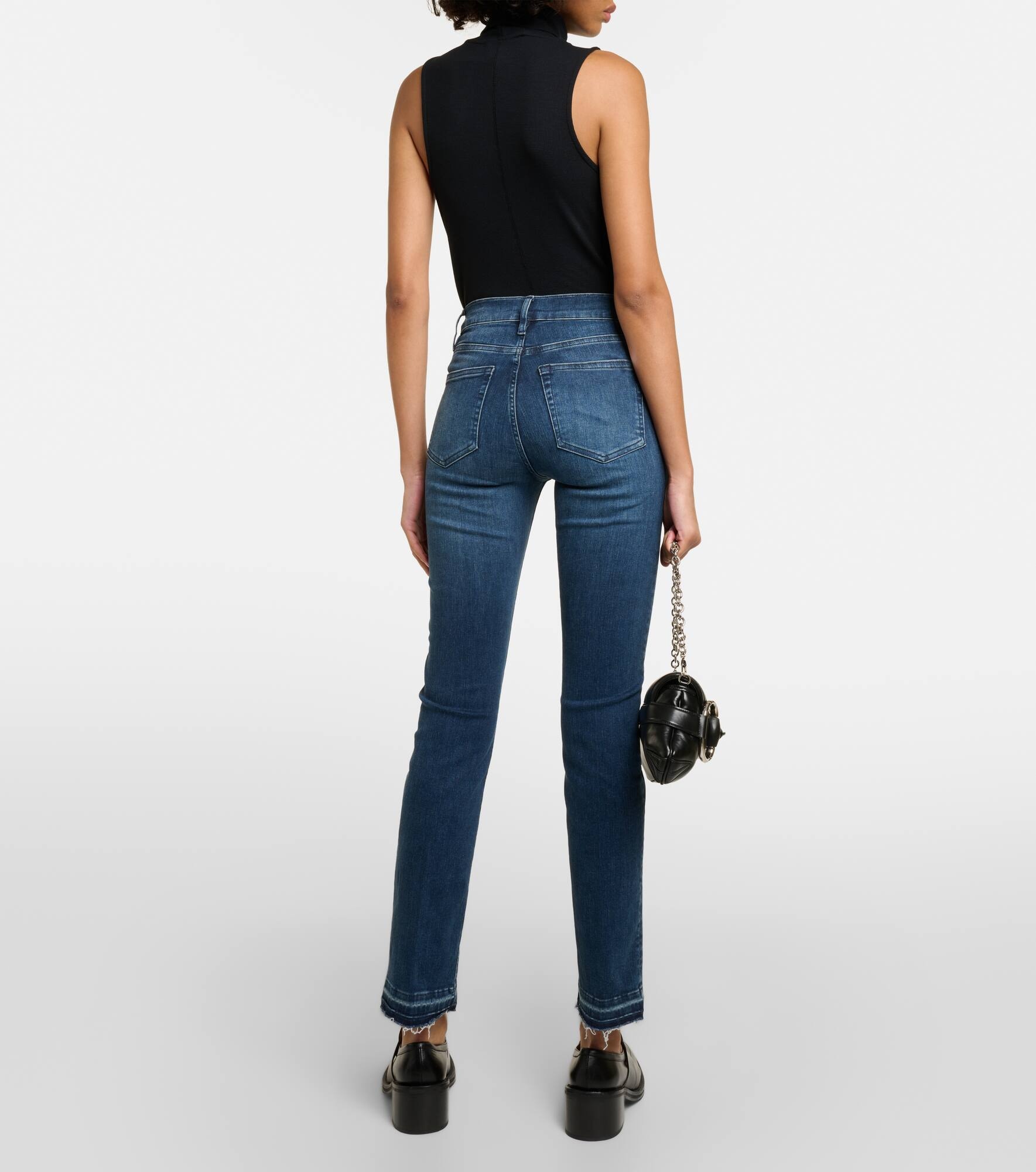 High-rise straight jeans - 3