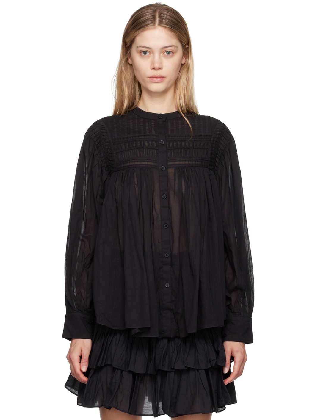 Black Plalia Shirt - 1
