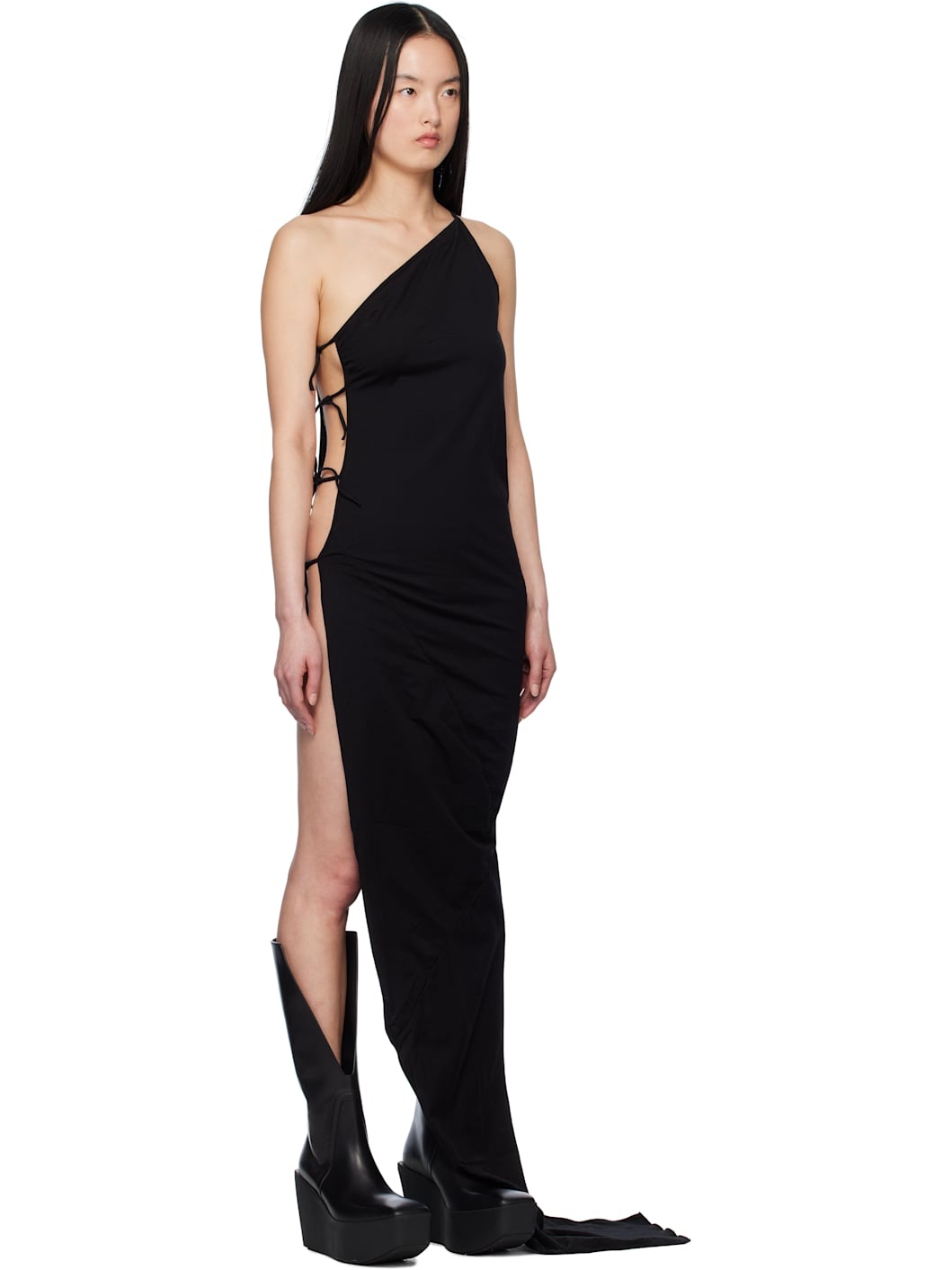 Black Hollywood Taco Maxi Dress - 2