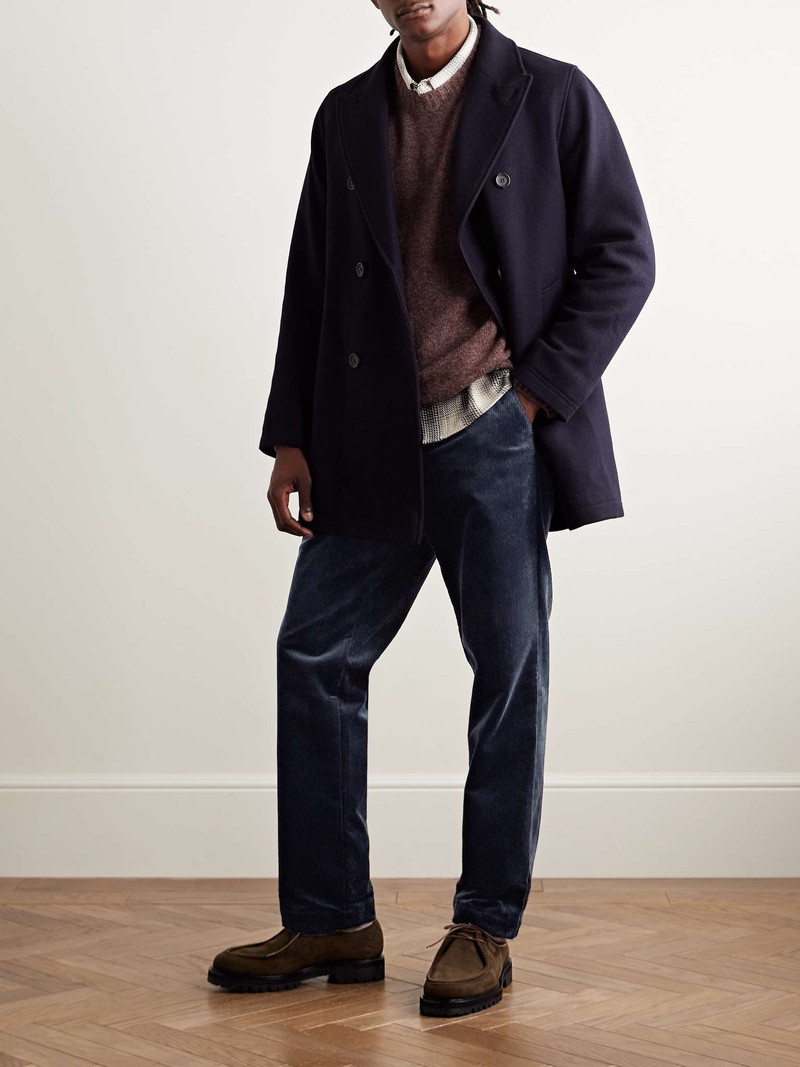 Oliver Spencer Straight-Leg Cotton-Blend Corduroy Trousers outlook