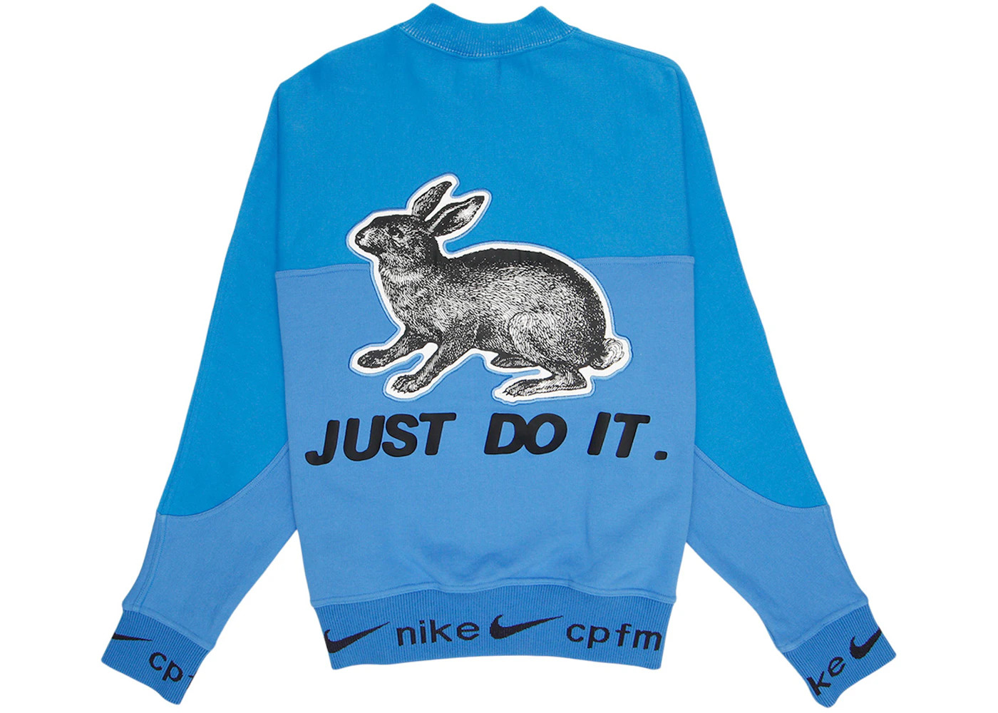 Nike x Cactus Plant Flea Market Fleece Crewneck Blue - 2