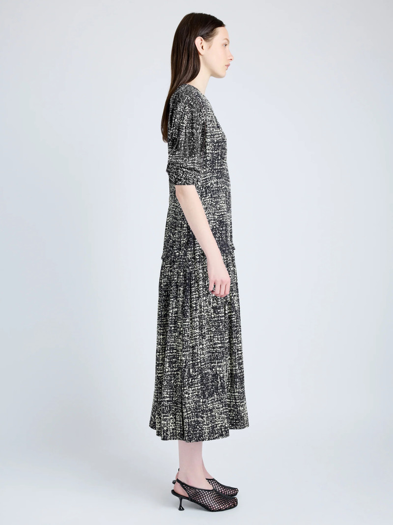 Harlow Dress in Printed Viscose Crepe 5
