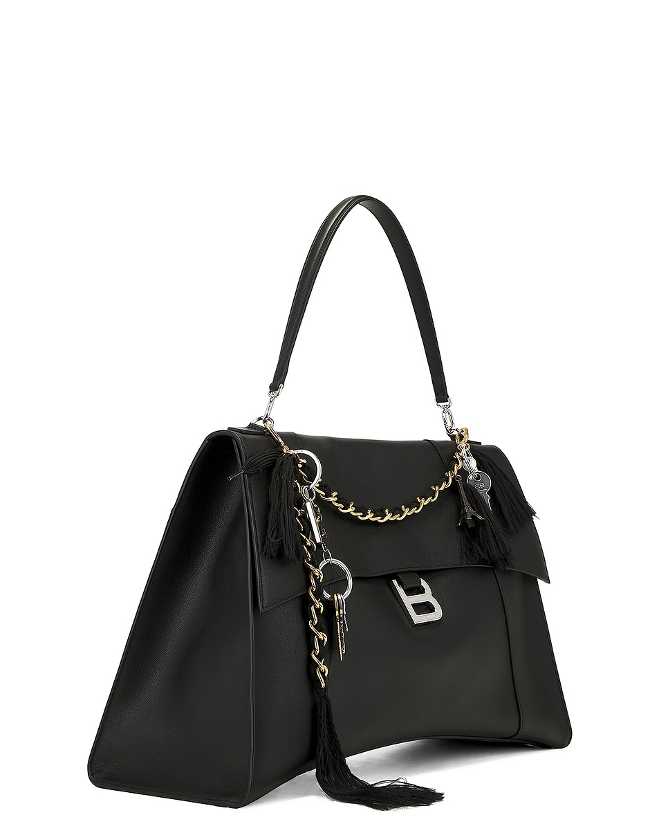 Hourglass Large Soft Top Handle Bag - 5