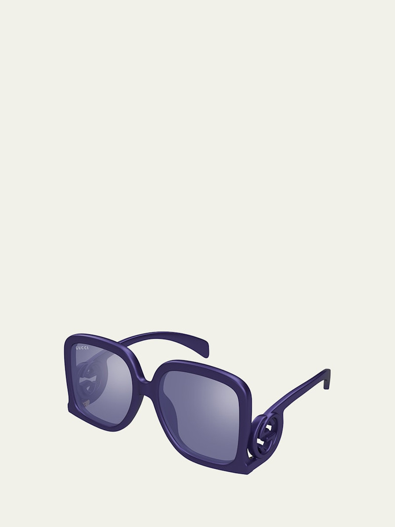 GUCCI Gradient GG1326S Square Plastic Sunglasses outlook