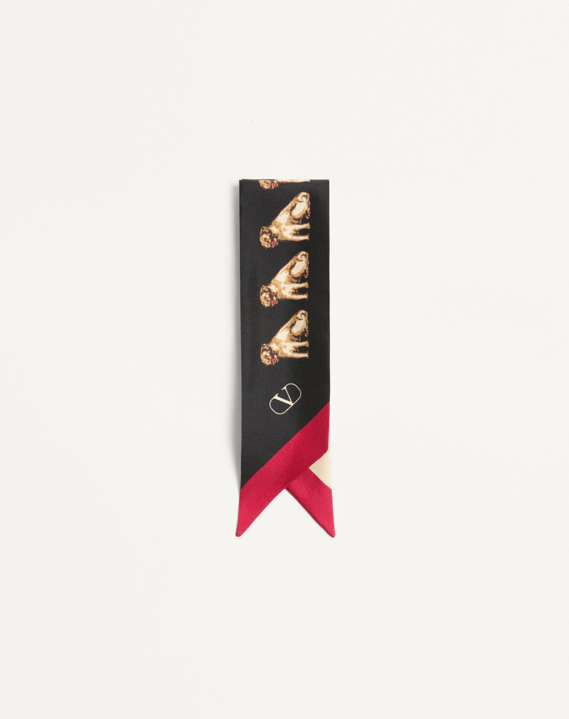 Valentino PETIT CHARLES SILK BANDEAU SCARF outlook